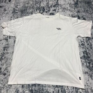 Fluke Company White Graphic Tee Shirt Mens XL Cotton Short Sleeve Casual